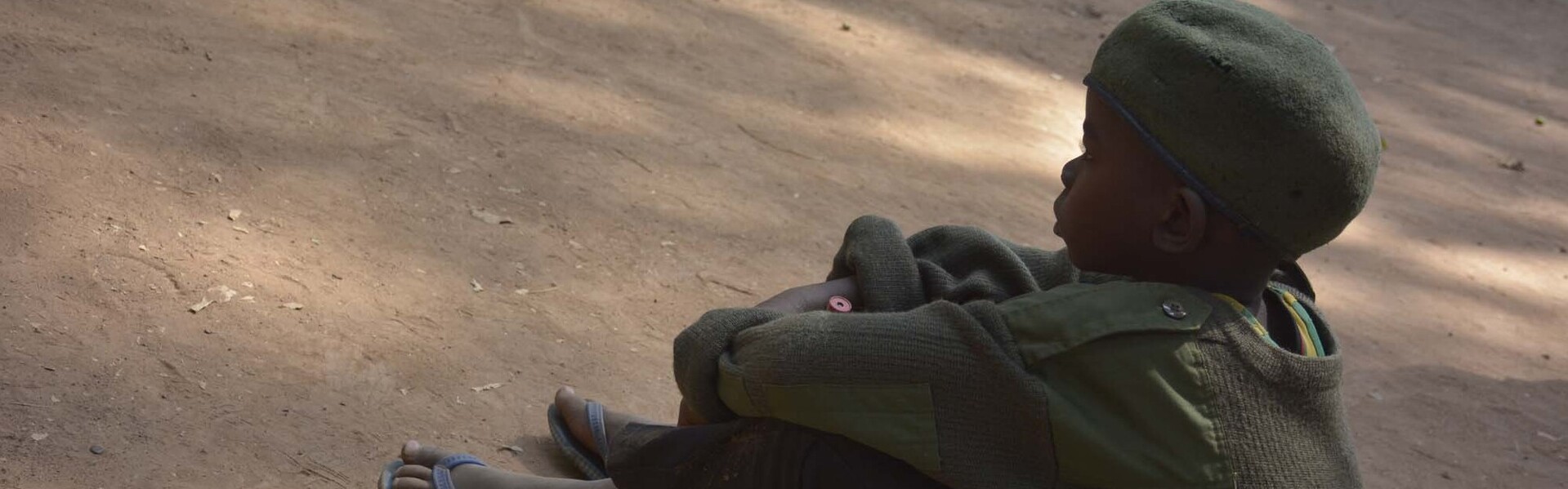 Ein Kind, das als Soldat rekrutiert wurde, im Südsudan