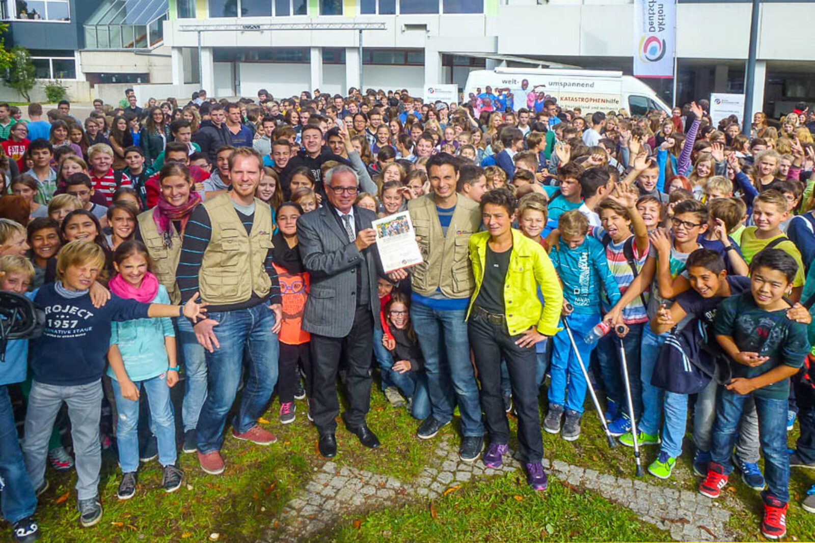 Aktion Deutschland Hilft zu Besuch in Eislingen