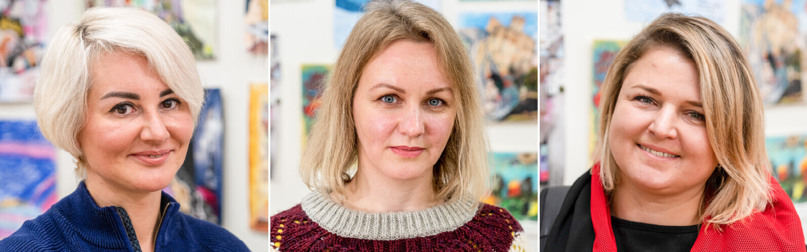 Drei Frauen aus der Ukraine berichten von ihrer Flucht nach Deutschland