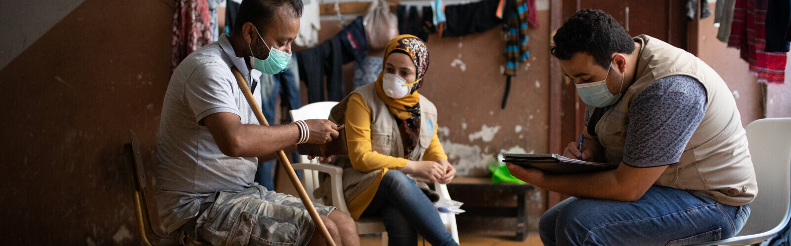 Von der Explosion betroffene Menschen in Beirut erhalten psychologische Hilfe