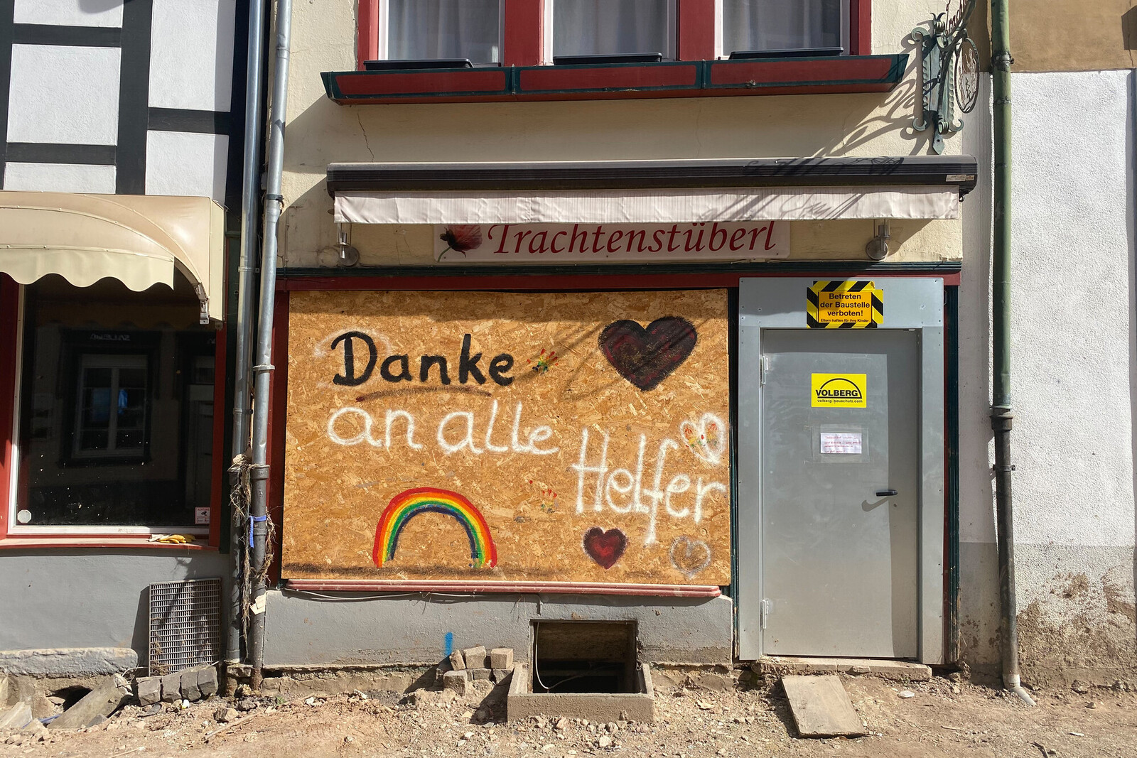 Dankbarkeit gegenüber allen Helfer:innen in den Hochwassergebieten