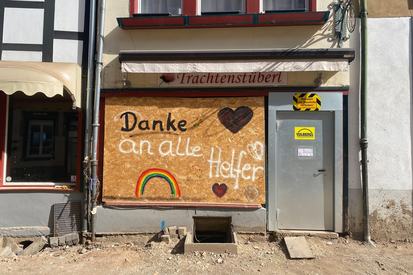 Dankbarkeit gegenüber allen Helfer:innen in den Hochwassergebieten