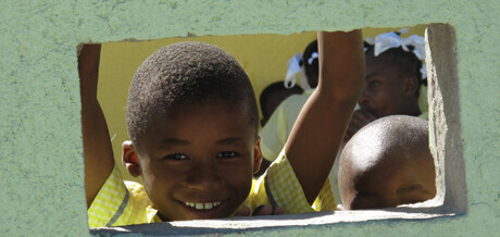 Kleiner Junge in Haiti