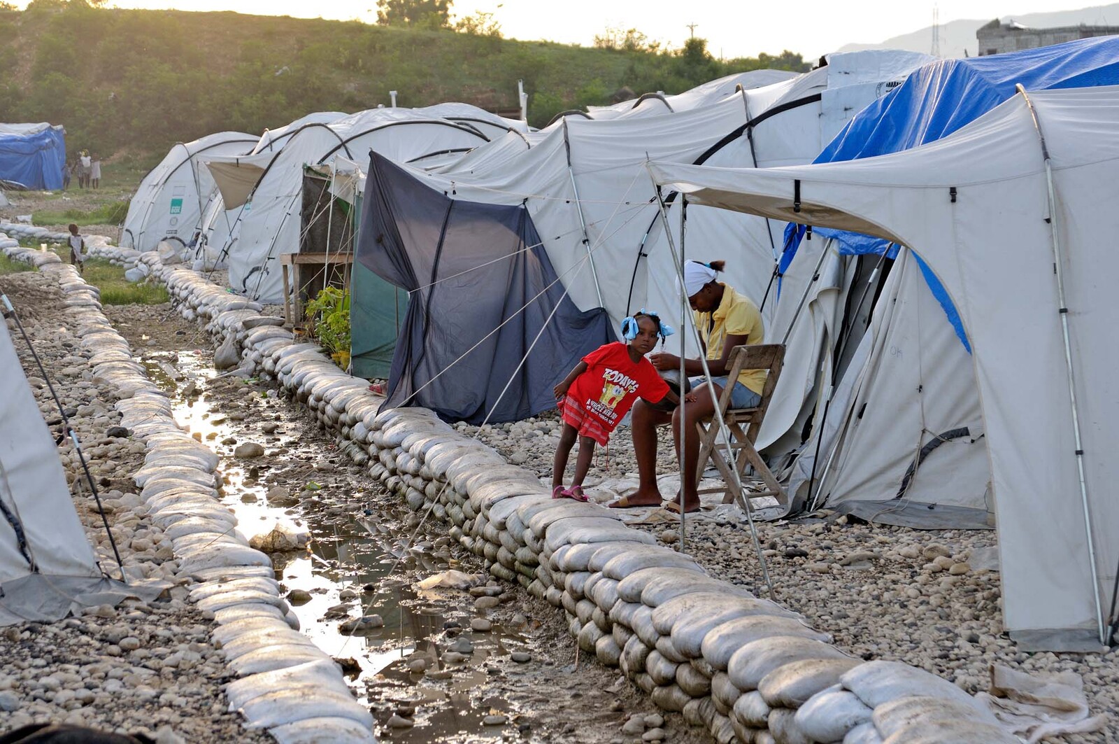 Zeltlager in Haiti