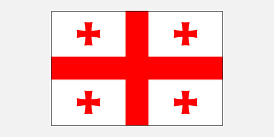 Flagge von Georgien