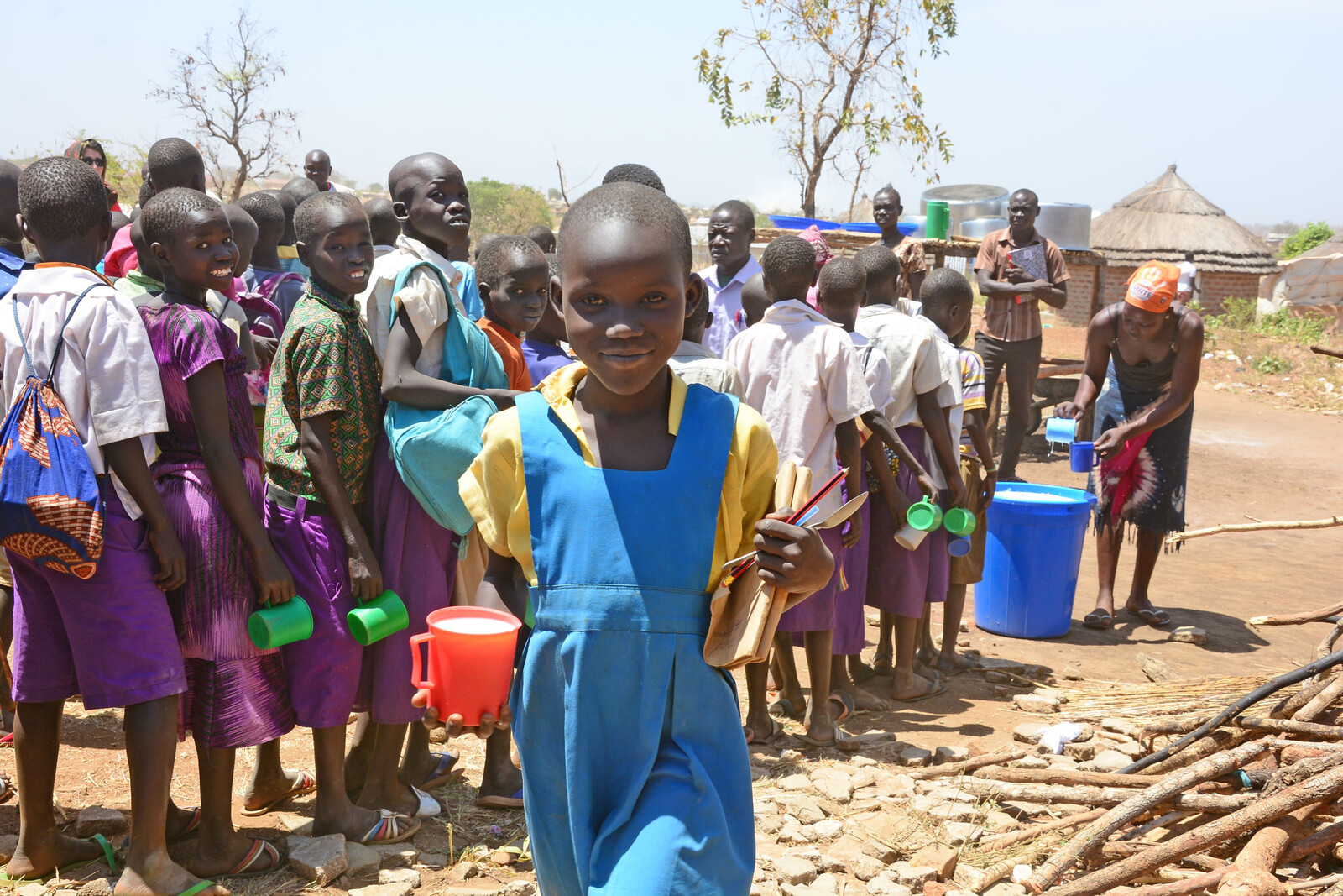 Schulkinder in Uganda, Afrika