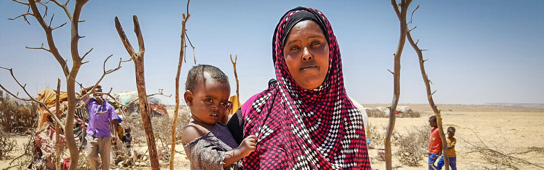 Eine Familie in Somalia hat dringend notwendige Hilfe bekommen 