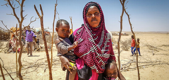 Eine Familie in Somalia hat dringend notwendige Hilfe bekommen 