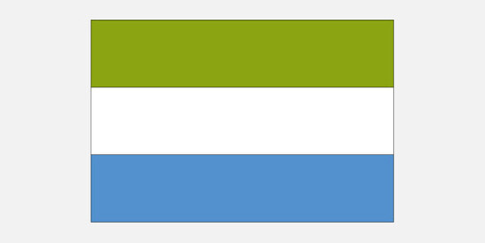 Flagge Sierra Leone