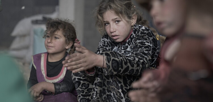 Unter den Binnenflüchtlingen in Syrien sind viele Kinder Unter den Binnenflüchtlingen in Syrien sind viele Kinder