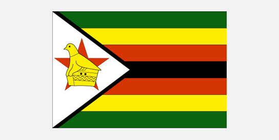 Flagge Simbabwe