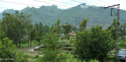 Blick aus dem Malteser-Büro in Mingora, Swat-Tal (KPK), Pakistan Blick aus dem Malteser-Büro in Mingora, Swat-Tal (KPK), Pakistan