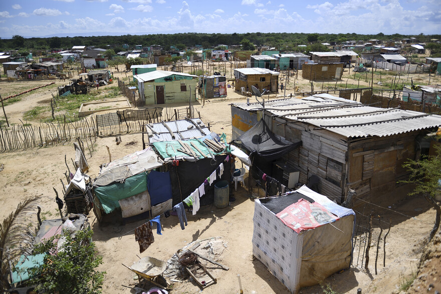 Viele Flüchtlinge aus Venezuela finden sich in einfachen Unterkünften wieder Viele Flüchtlinge aus Venezuela finden sich in einfachen Unterkünften wieder