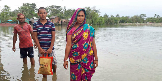 Zyklon Amphan hat in Bangladesch Überschwemmungen verursacht