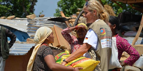 Das Bündnis Aktion Deutschland Hilft half nach dem schweren Erdbeben in Nepal im Jahr 2015