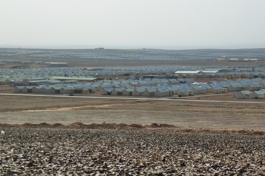 Jordanien Flüchtlingslager an der Grenze