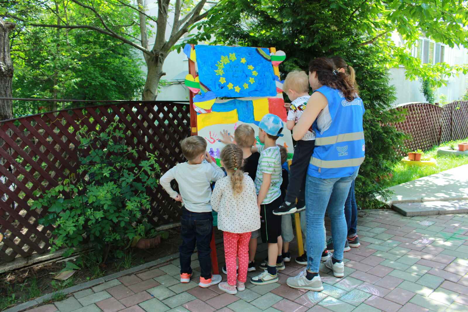 Kindergarten für geflüchtete Kinder aus der Ukraine in Suceava, Rumänien