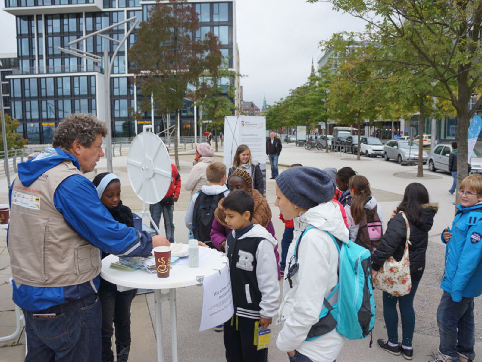 Viele Hamburger Schulklassen hatten sich zur Teilnahme an den Workshops angemeldet