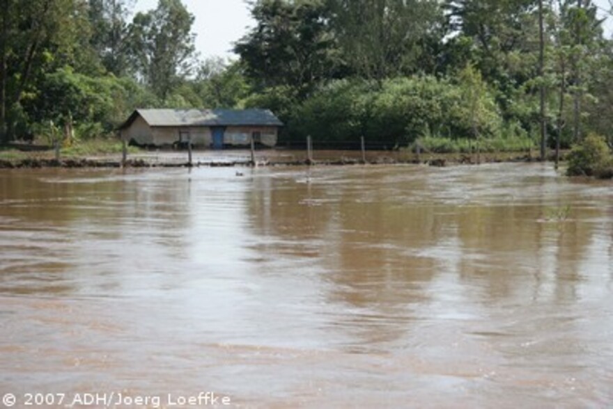 Flut Afrika: Überschwemmtes Gebiet