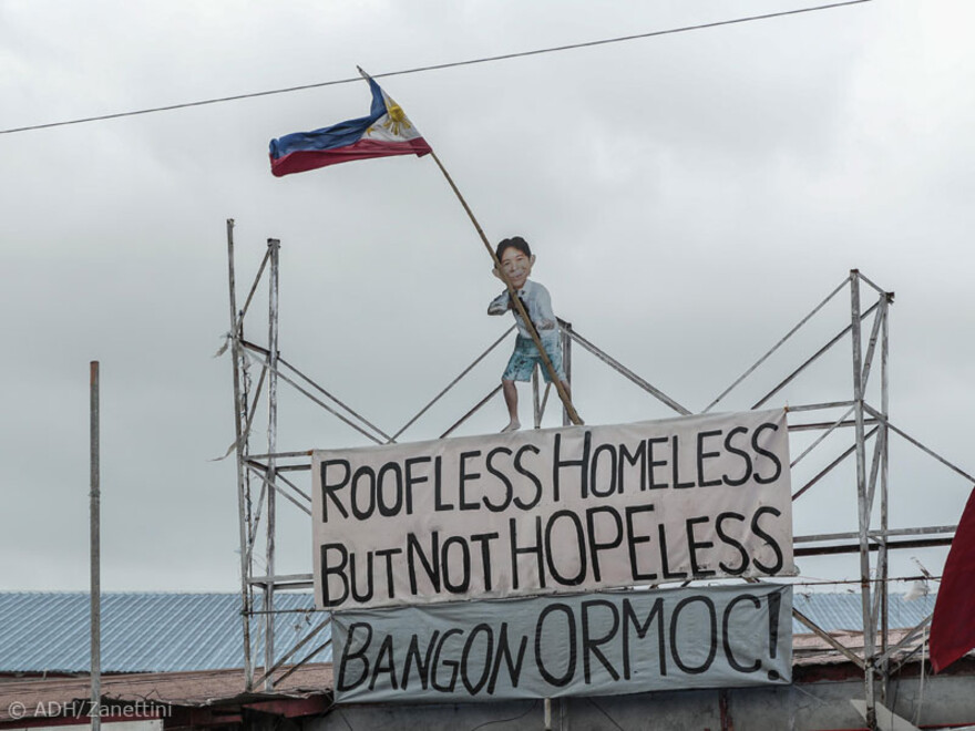 Ohne Dach über dem Kopf, aber nicht ohne Hoffnung