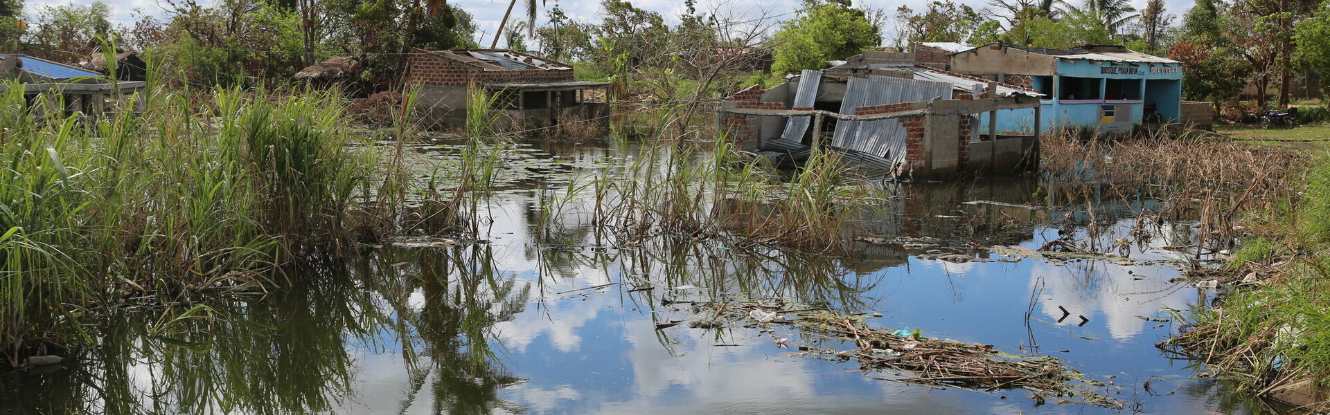 Das Hochwasser in Libyen hinterlässt zerstörte Häuser und Land, Symbolbild