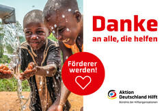 Helfen Sie uns zu Helfen - als Förderer von Aktion Deutschland Hilft Helfen Sie uns zu helfen.