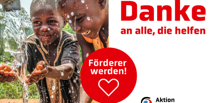 Helfen Sie uns zu Helfen - als Förderer von Aktion Deutschland Hilft Helfen Sie uns zu helfen.