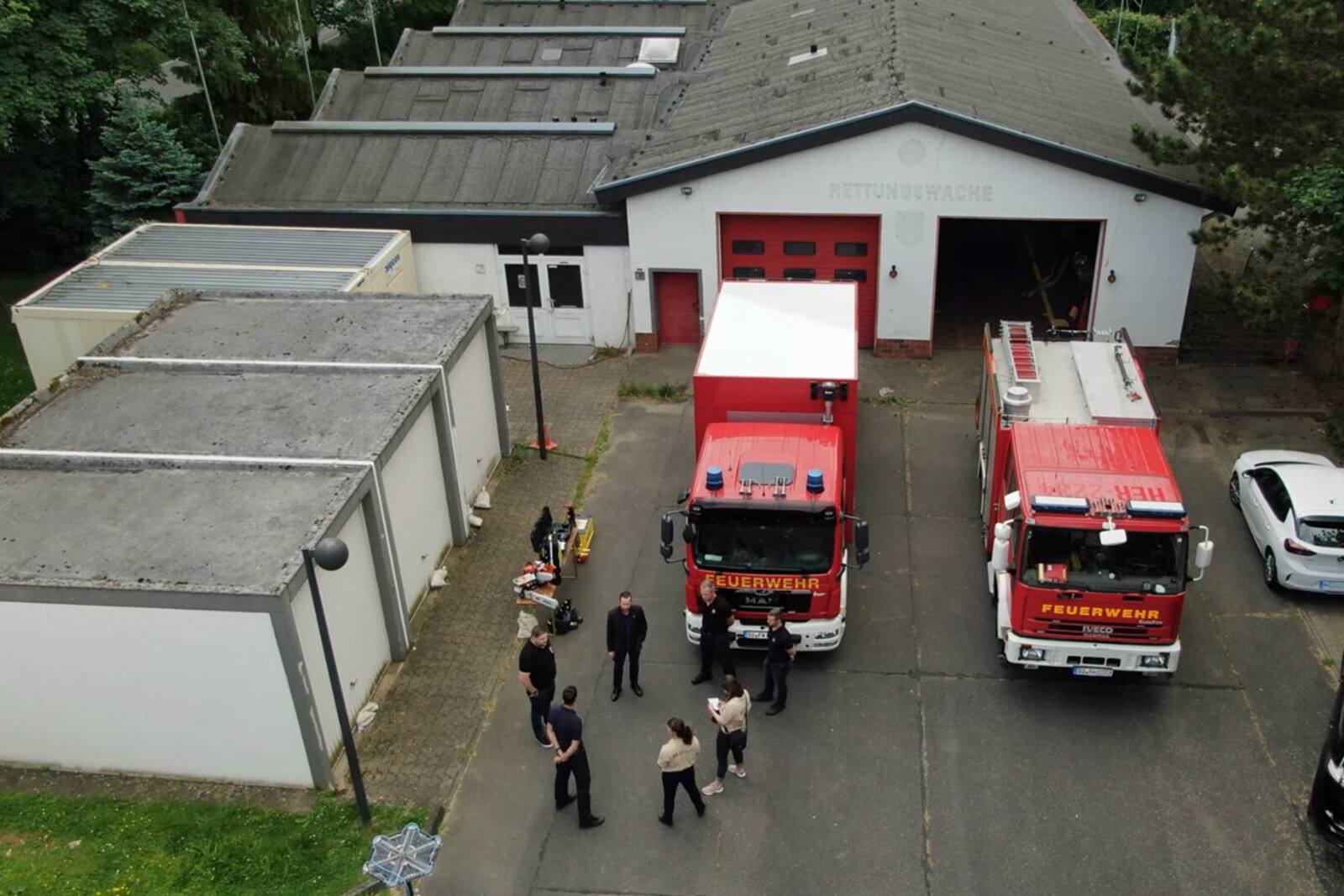 Feuerwehr Heimerzheim, die nach der Flut 2021 von Help - Hilfe zur Selbsthilfe unterstützt wird
