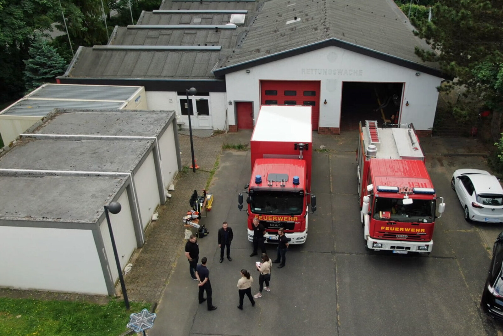 Feuerwehr Heimerzheim, die nach der Flut 2021 von Help - Hilfe zur Selbsthilfe unterstützt wird