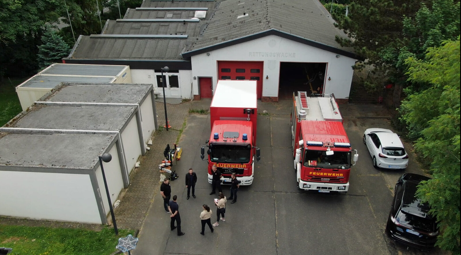 Feuerwehr Heimerzheim, die nach der Flut 2021 von Help - Hilfe zur Selbsthilfe unterstützt wird