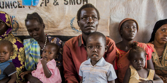 Menschen aus dem Südsudan auf der Flucht vor Gewalt und Hunger