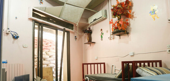 Zimmer im Krankenuaus in Aleppo.