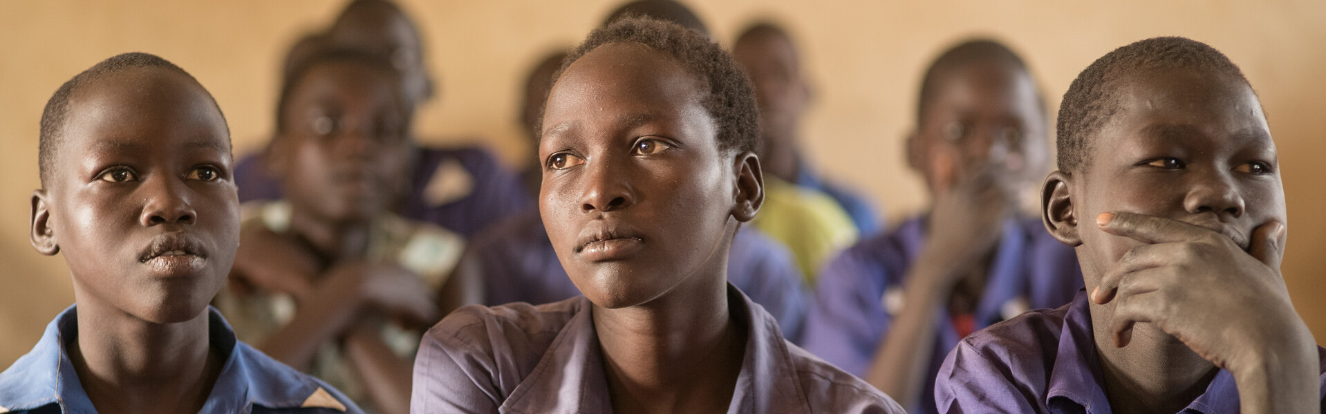 Luk ist 16 Jahre alt und geht in Südsudan zur Schule