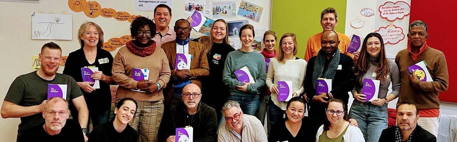 Teilnehmende des Sphere Training of Trainers