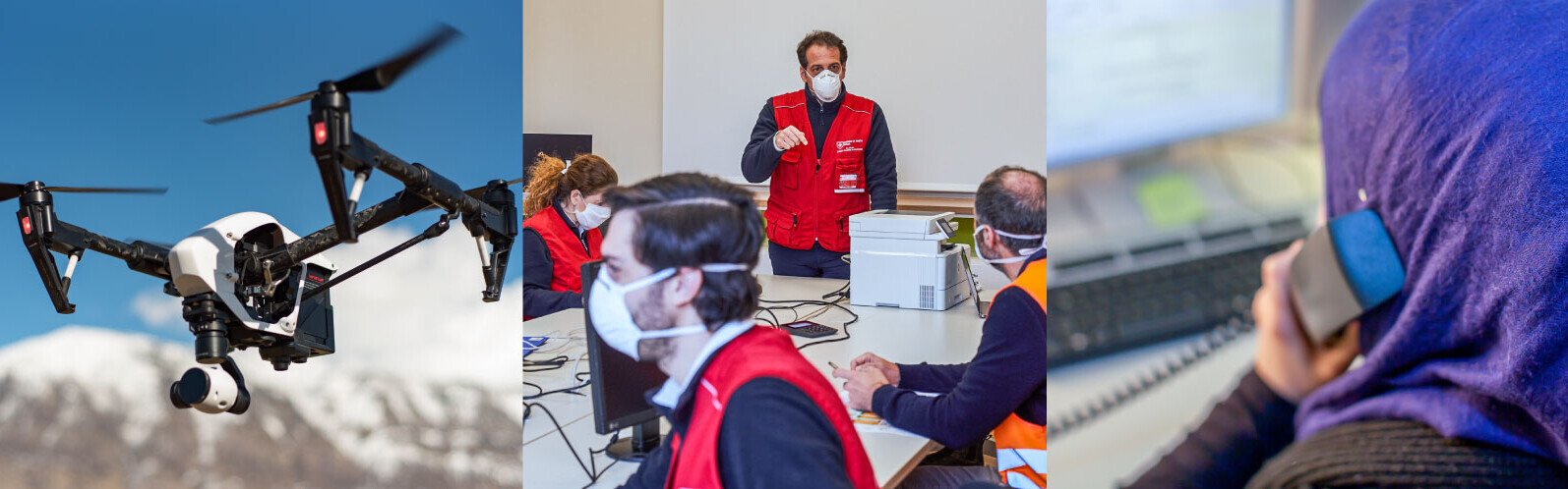 Digitale Wege in der humanitären Hilfe während der Corona-Pandemie © Mitch Nielsen on Unsplash/Malteser International/Islamic Relief 