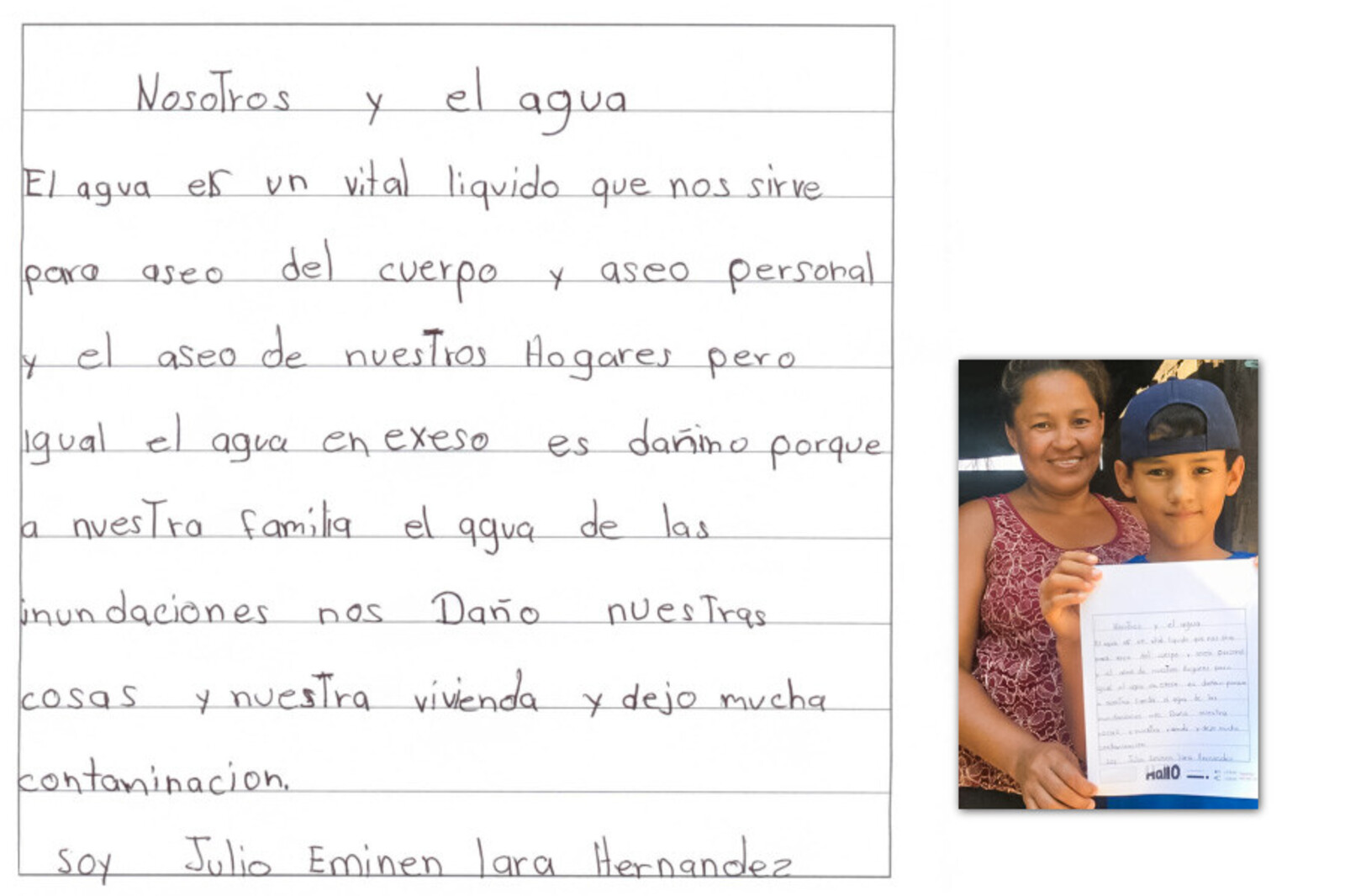 Julio Hernandez aus Honduras hat am Kunstwerk mitgewirkt Julio Hernandez aus Honduras hat am Kunstwerk mitgewirkt