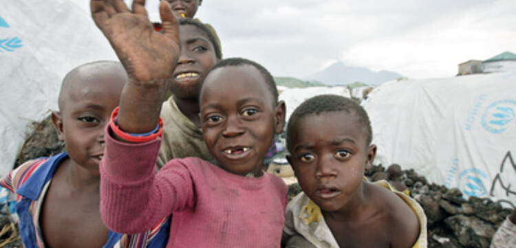 Kongo: Kinder im IDP Camp Bulengo