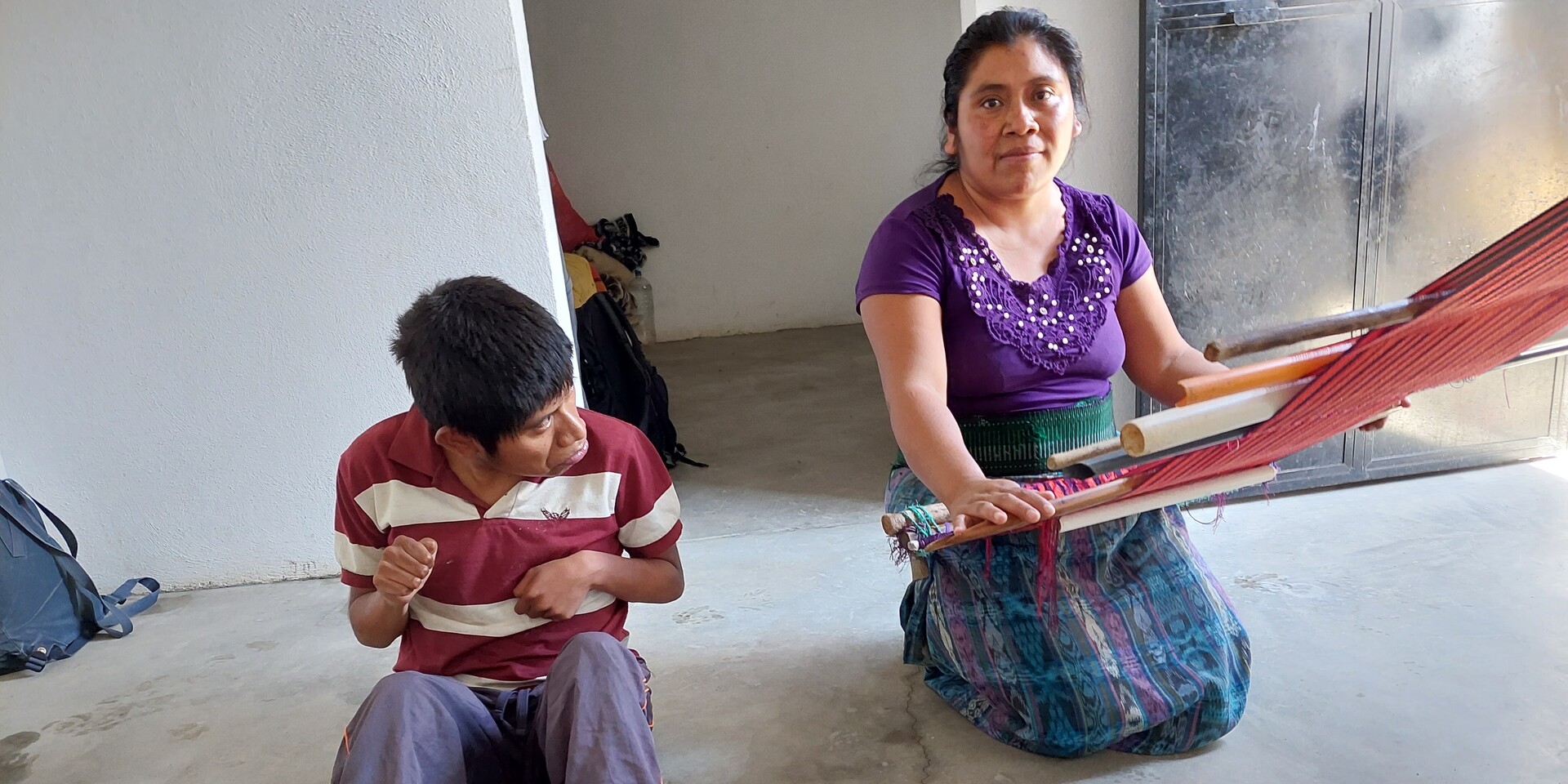 Isabel und ihr Sohn Juan Carlos in Guatemala