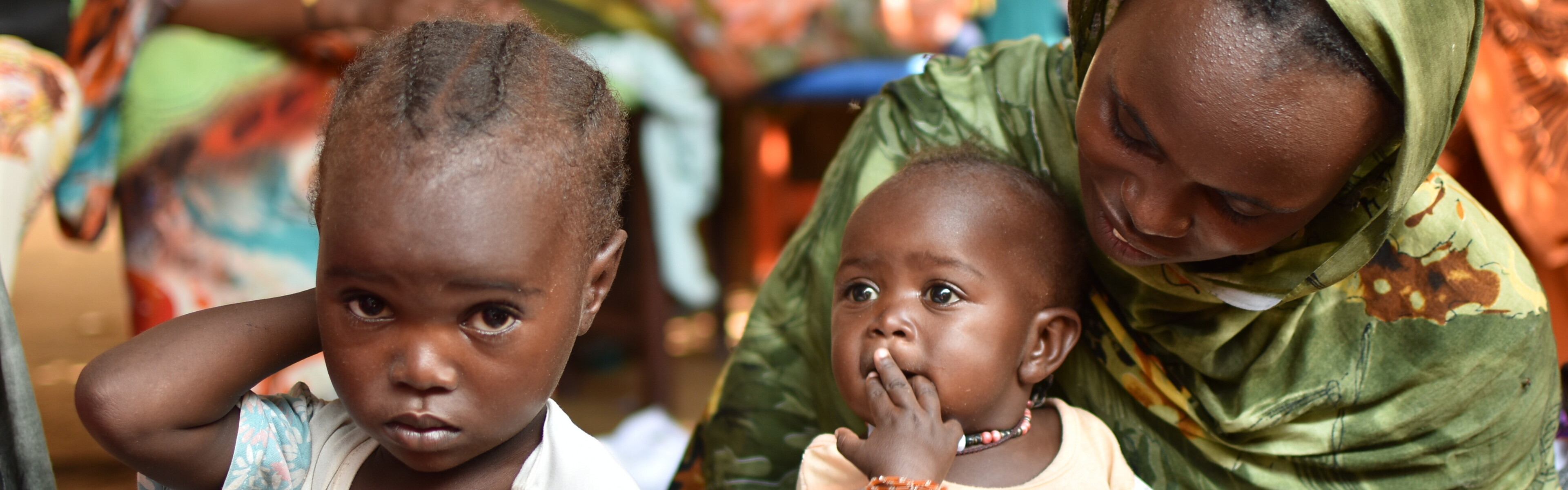 A family in Sudan (symbolic image)