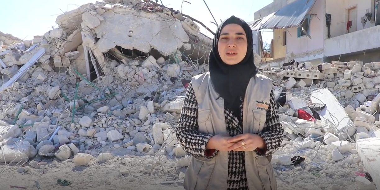 Safa Salloum von World Vision erlebte das Erdbeben in Syrien