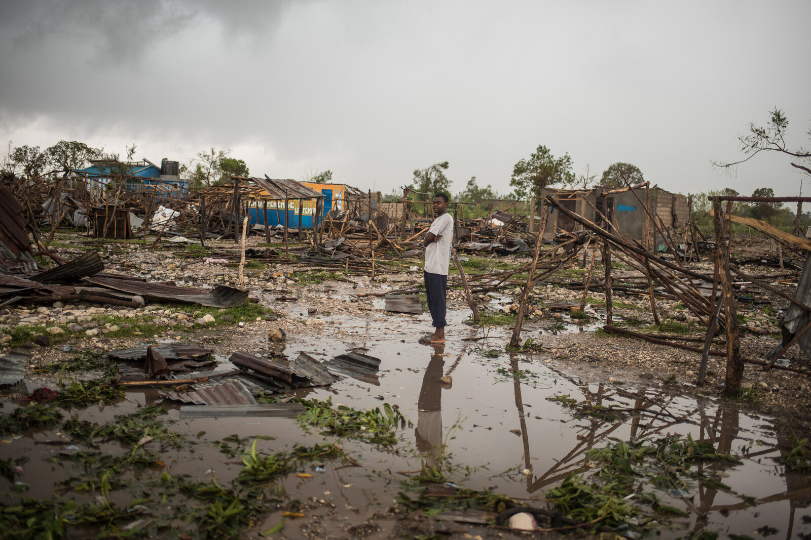 Viele Menschen auf Haiti leben von der Landwirtschaft. Hurrikan Matthew zerstörte die Plantagen. Viele Menschen haben alles verloren.