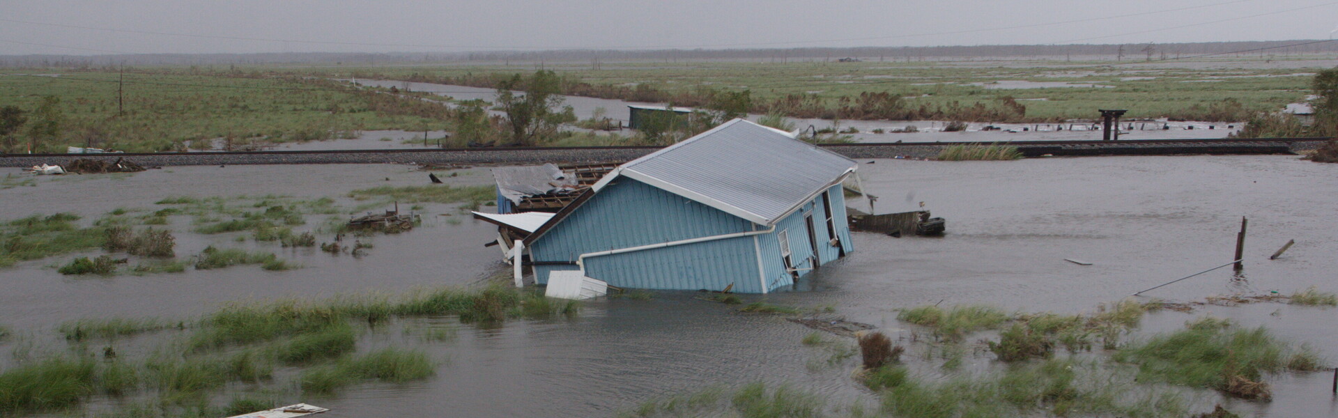 Wie nach Hurrikan Katrina 2005 herrschen am Golf von Mexiko wieder Überschwemmungen