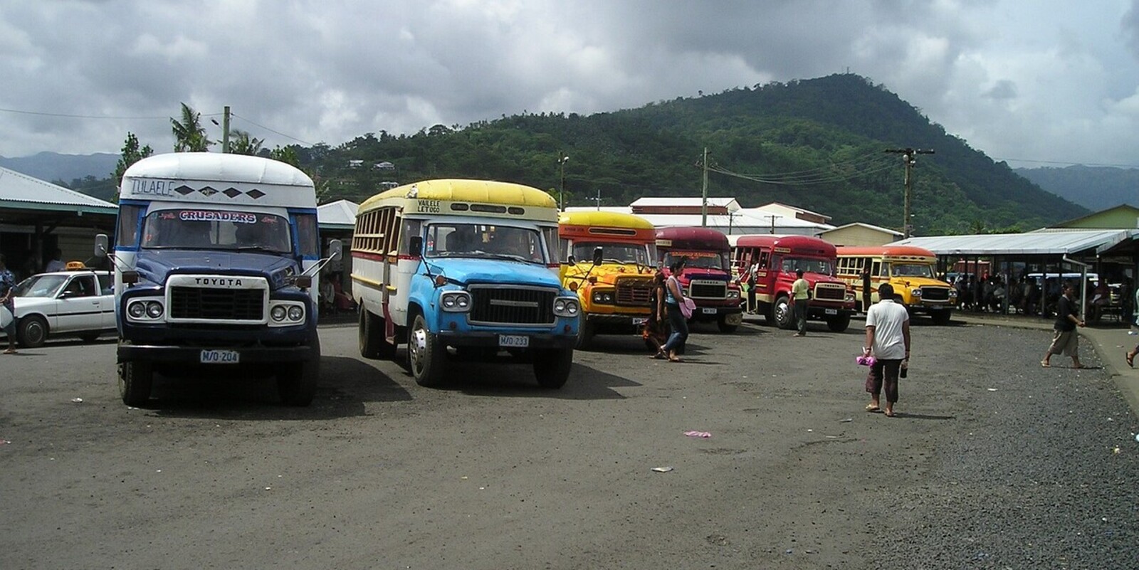 Busse in Samoa