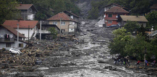 Jahrhundertflut auf dem Balkan