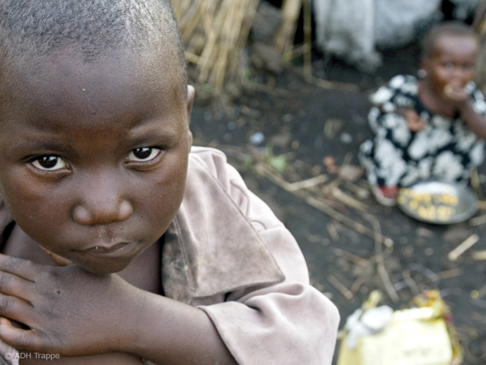 Kind im Flüchtlingslager bei Goma