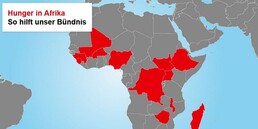 Interaktive Grafik: Hilfsprojekte in Afrika