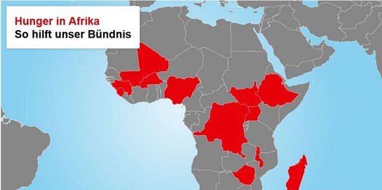 Interaktive Grafik: Hilfsprojekte in Afrika