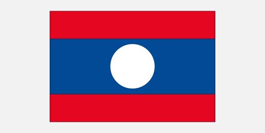 Flagge von Laos