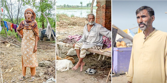 Betroffene des Monsunregens in Pakistan berichten