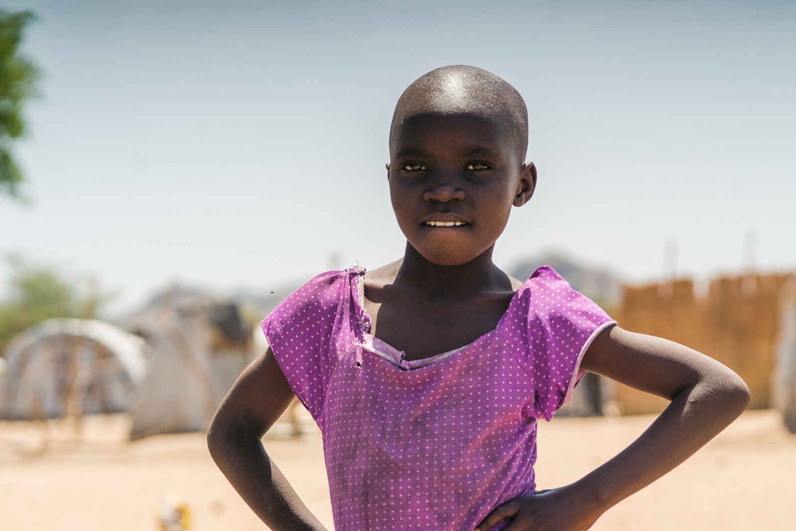 Ein Mädchen aus dem Südsudan